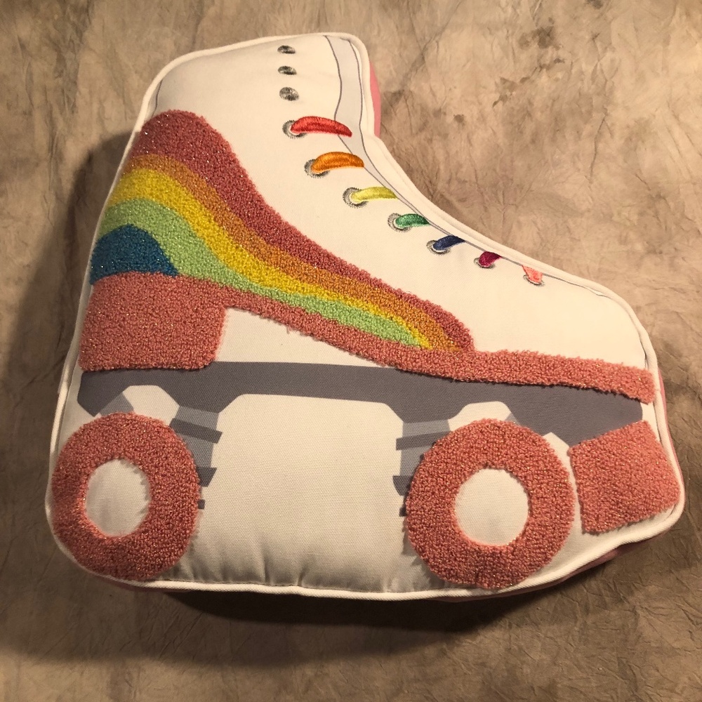 Skate Pillow Cupcakes and Cashmere Retro Style Throw Pillow